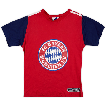 1999-00 Bayern Munich adidas Graphic Tee - 6/10 - (M.Boys)