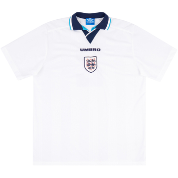 1995 England U-21 Match Issue Home Shirt #2 (Thompson)
