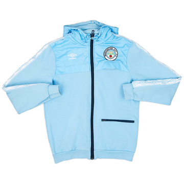 2010-11 Manchester City Umbro 'Diamond Series' Retro Style Hooded Top - 6/10 - (M)