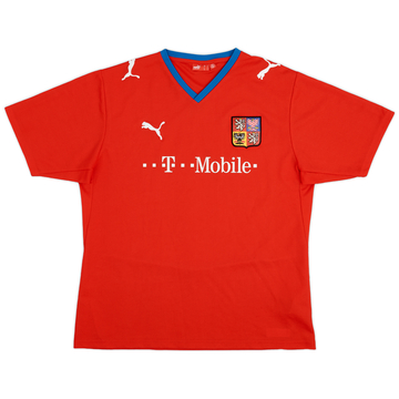 2008-09 Czech Republic Basic Home Shirt - 9/10 - (L)