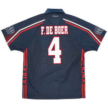 1997-98 Ajax Away Shirt F.De Boer #4 - 9/10 - (L)