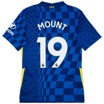 2021-22 Chelsea Home Shirt Mount #19 - 10/10 - (S)
