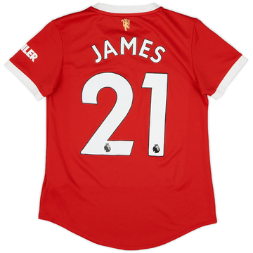 2021-22 Manchester United Home Shirt James #21 - 8/10 - (Women's S)