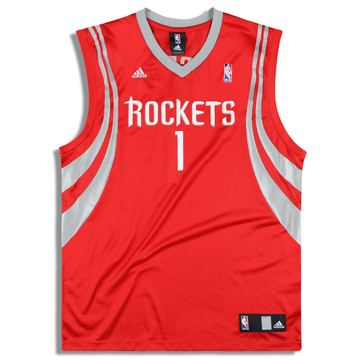 2006-10 Houston Rockets McGrady #1 adidas Jersey (Away) Y