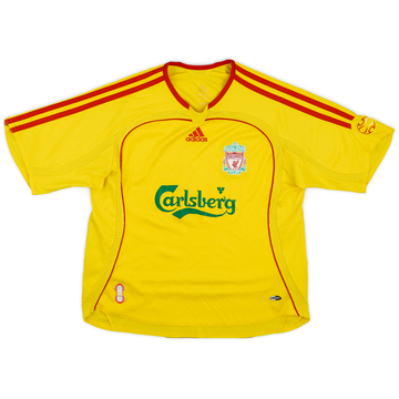 2006-07 Liverpool Away Shirt - 8/10 - (M.Boys)