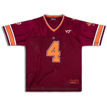 2000s Virginia Tech Hokies #4 Colosseum Jersey (Home) XL