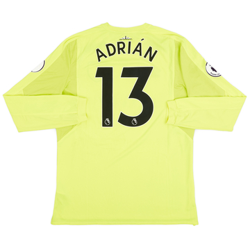 2017-18 West Ham Match Issue GK Shirt Adrián #13