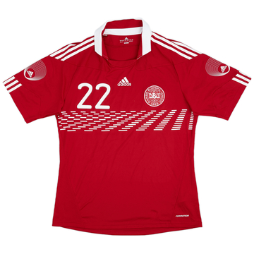2010-11 Denmark Player Issue Home Shirt #22 - 8/10 - (XL)