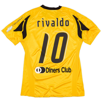 2007-08 AEK Athens Home Shirt Rivaldo #10 (L)