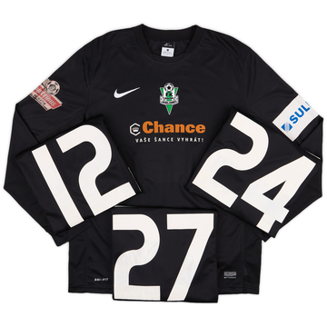 2013-14 FK Jablonec Player Issue Away L/S Shirt # - 9/10