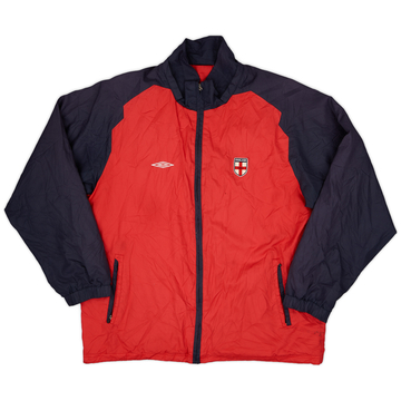 2000s Umbro Template Hooded Rain Jacket (England) - 4/10 - (XL)