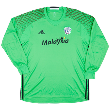 2016-17 Cardiff City adizero GK Shirt - 9/10 - (XL)