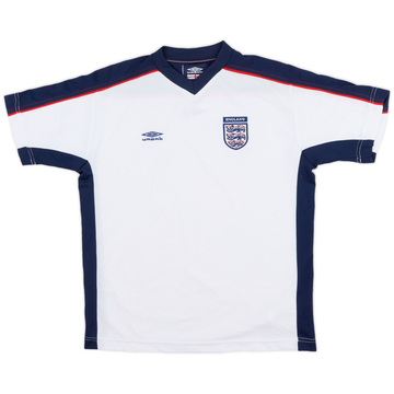 2002-04 England Umbro Training Shirt - 9/10 - (XL.Boys)