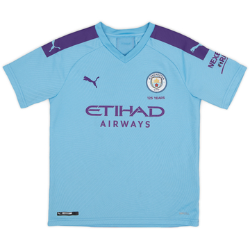 2019-20 Manchester City Home Shirt - 6/10 - (M.Boys)