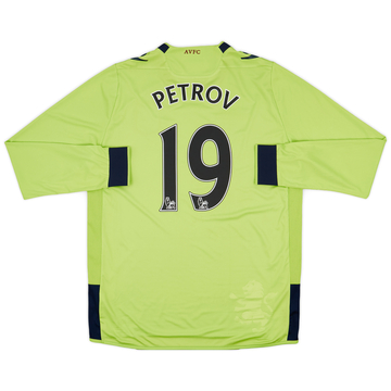 2012-13 Aston Villa Away L/S Shirt Petrov #19 - 7/10 - (L)