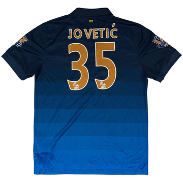 2014-15 Manchester City Away Shirt Jovetic #35 (L)