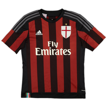 2015-16 AC Milan Home Shirt - 8/10 - (XL.Boys)