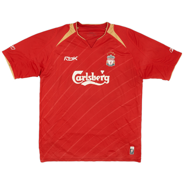 2005-06 Liverpool CL Home Shirt - 5/10 - (XL)