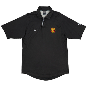 2003-04 Manchester United Nike Polo Shirt - 9/10 - (M)