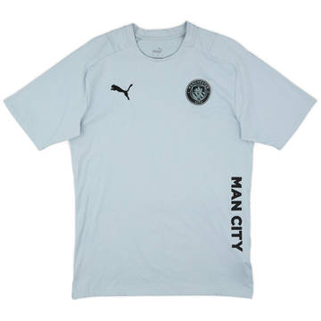 2021-22 Manchester City Puma Cotton Tee - 7/10 - (M)