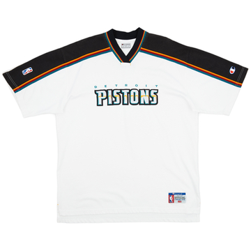 1996-99 Detroit Pistons Champion Shooting Shirt - 8/10 - (L)