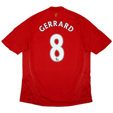 2008-10 Liverpool Home Shirt Gerrard #8
