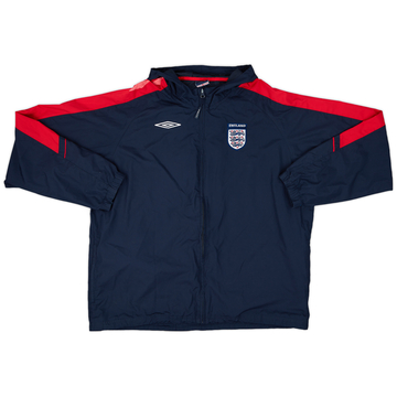 2007-09 England Umbro Hooded Rain Jacket - 5/10 - (XXL)