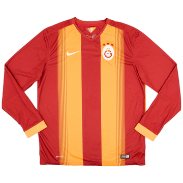 2014-15 Galatasaray Home L/S Shirt - 9/10 - (L)
