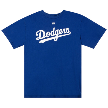 2013 LA Dodgers Puig #66 Majestic Tee Y