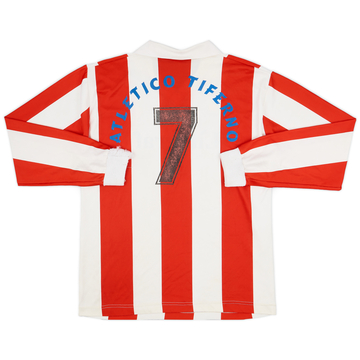 1990s Atletico Tiferno Home L/S Shirt #7 - 7/10 - (XL)