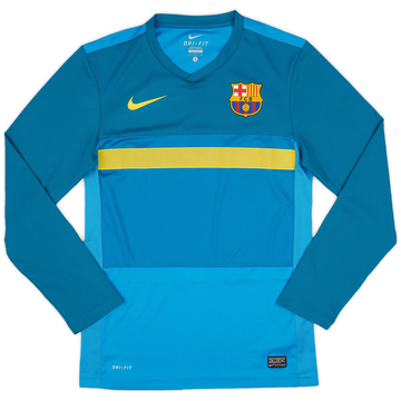 2011-12 Barcelona Nike Training L/S Shirt - 8/10 - (S)