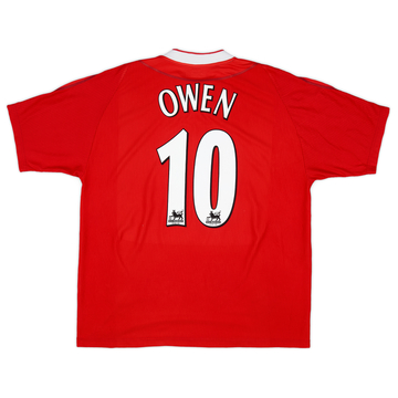 2002-04 Liverpool Home Shirt Gerrard #17 - 8/10 - (XL)