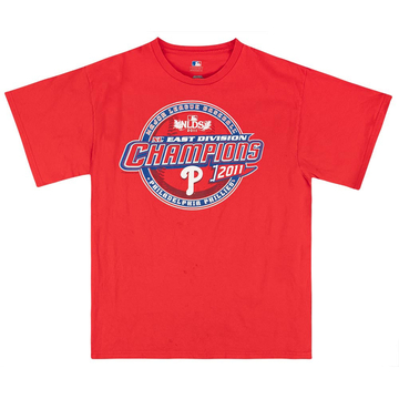 2011 Philadelphia Phillies East Division Champions MLB Tee XL