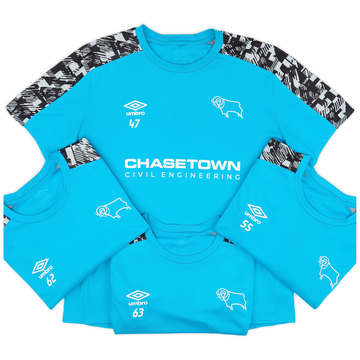 2020-21 Derby County Player Issue Training Shirt # - 7/10