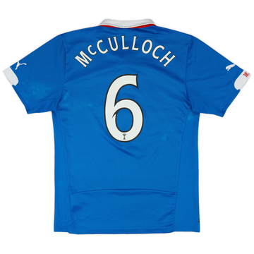 2014-15 Rangers Home Shirt McCulloch #6 - 6/10 - (M)