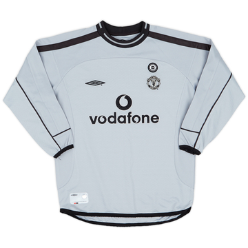 2001-02 Manchester United Centenary GK Shirt - 7/10 - (S.Boys)