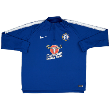2017-18 Chelsea Nike 1/4 Zip Training Top - 7/10 - (XXL)