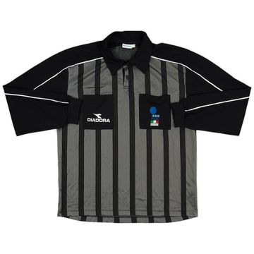 1999-00 Italy FIGC Didadora Referee L/S Shirt - 8/10 - (XL)