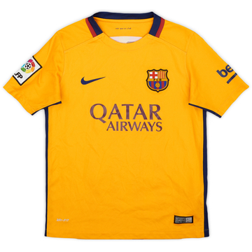 2015-16 Barcelona Away Shirt - 7/10 - (M.Boys)