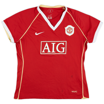 2006-07 Manchester United Home Shirt - 7/10 - (Women's XL)