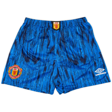 1992-93 Manchester United Away Shorts - 9/10 - (S)