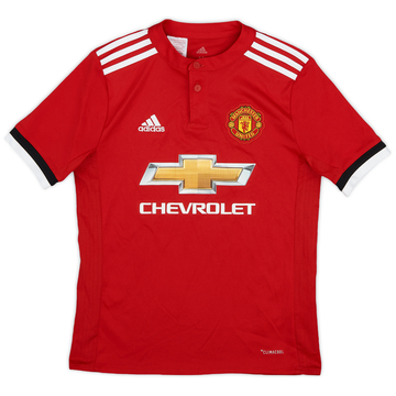2017-18 Manchester United Home Shirt - 9/10 - (M.Boys)