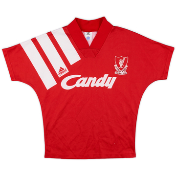 1991-92 Liverpool Home Shirt - 8/10 - (L.Boys)