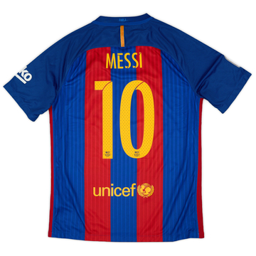 2016-17 Barcelona Home Shirt Messi #10