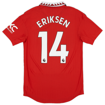 2022-23 Manchester United Authentic Home Shirt Eriksen #14 - 7/10 - (XS)