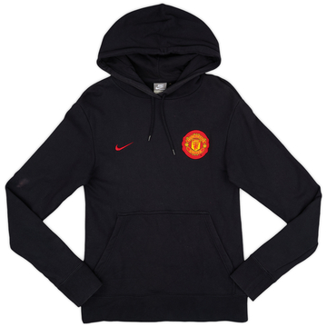 2009-10 Manchester United Nike Hooded Sweat Top - 5/10 - (S)