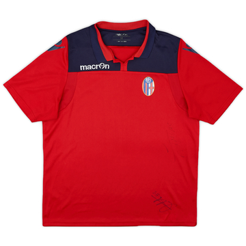 2014-15 Bologna Macron Signed Polo Shirt - 5/10 - (M)