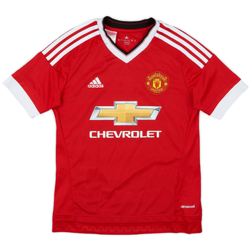 2015-16 Manchester United Home Shirt - 8/10 - (M.Boys)