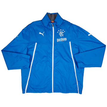 2013-14 Rangers Puma Hooded Rain Jacket - 7/10 - (XXL)