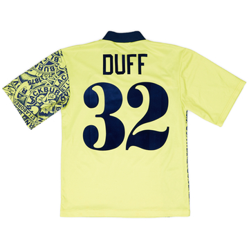 1996-97 Blackburn Away Shirt Duff #32 - 7/10 - (S)